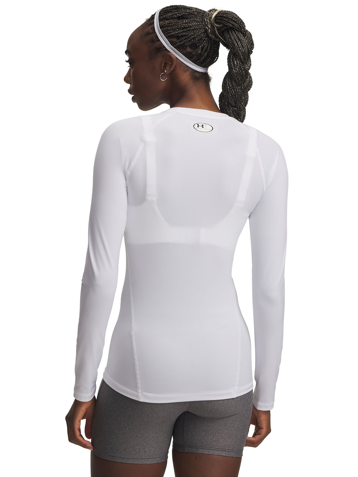 PRIMERA CAPA SUPERIOR MUJER HG COMPRESSION BLANCO UNDER ARMOUR - 2