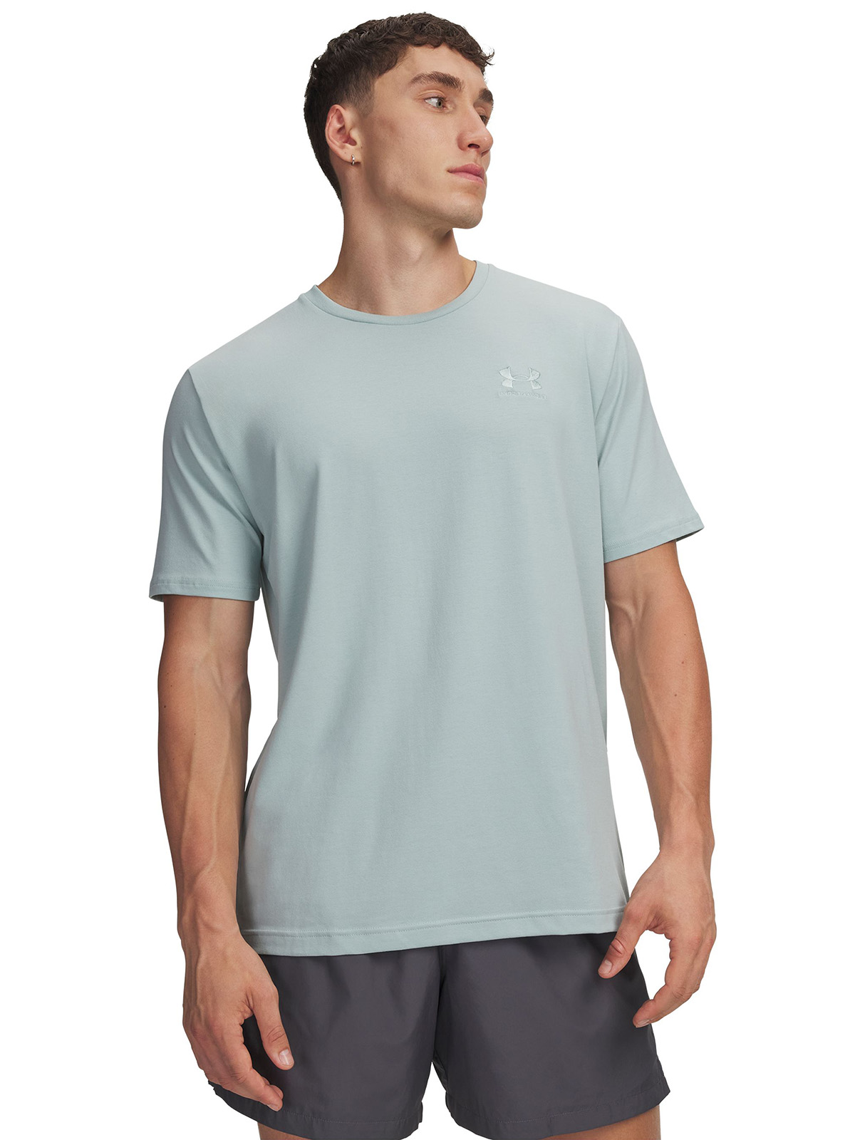 UNDER ARMOUR POLERA M/C HOMBRE ICON CELESTE UNDER ARMOUR