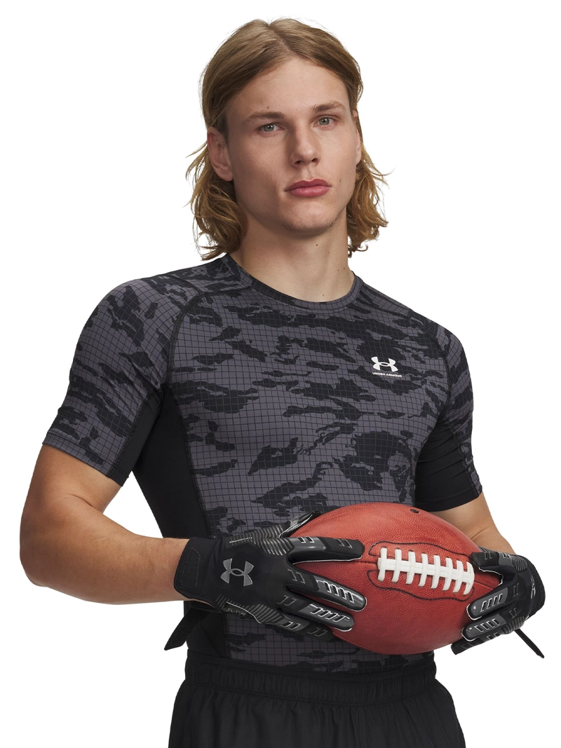 PRIMERA CAPA SUPERIOR HOMBRE HEATGEAR PRINTED SS NEGRO UNDER ARMOUR - 1