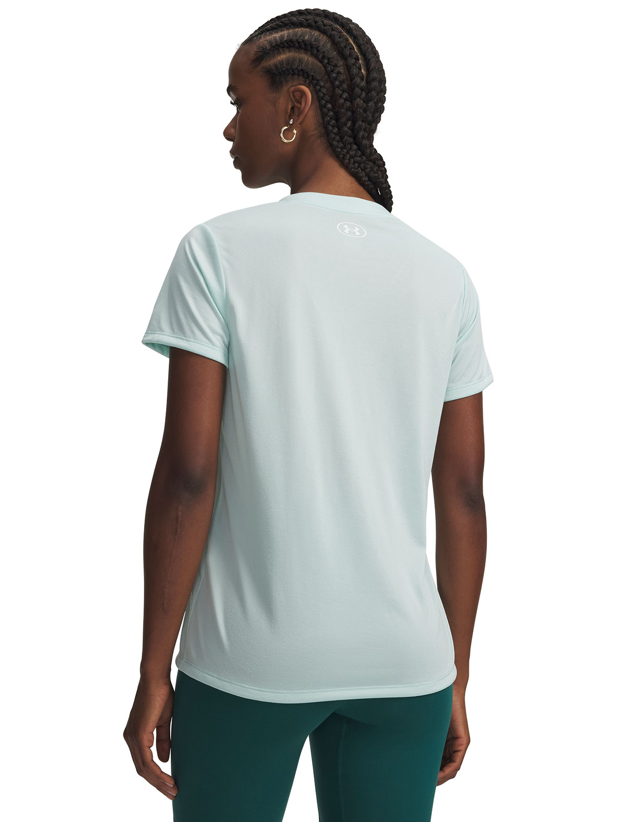 POLERA M/C MUJER TECH VERDE UNDER ARMOUR - 2