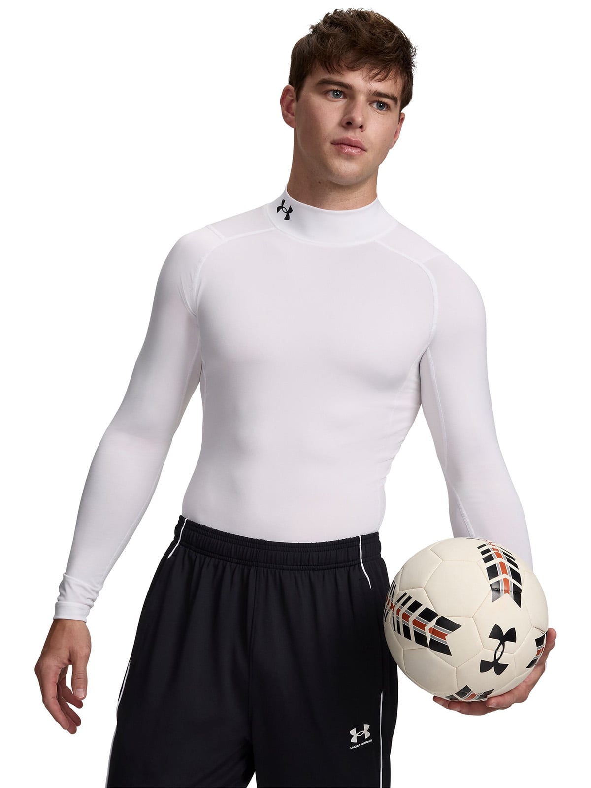 PRIMERA CAPA SUPERIOR HOMBRE HEATGEAR MOCK BLANCO UNDER ARMOUR - 4