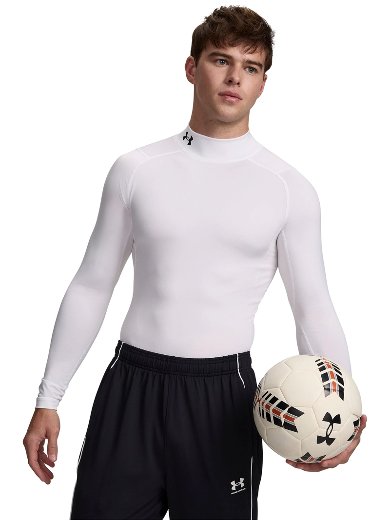 PRIMERA CAPA SUPERIOR HOMBRE HEATGEAR MOCK BLANCO UNDER ARMOUR - 4