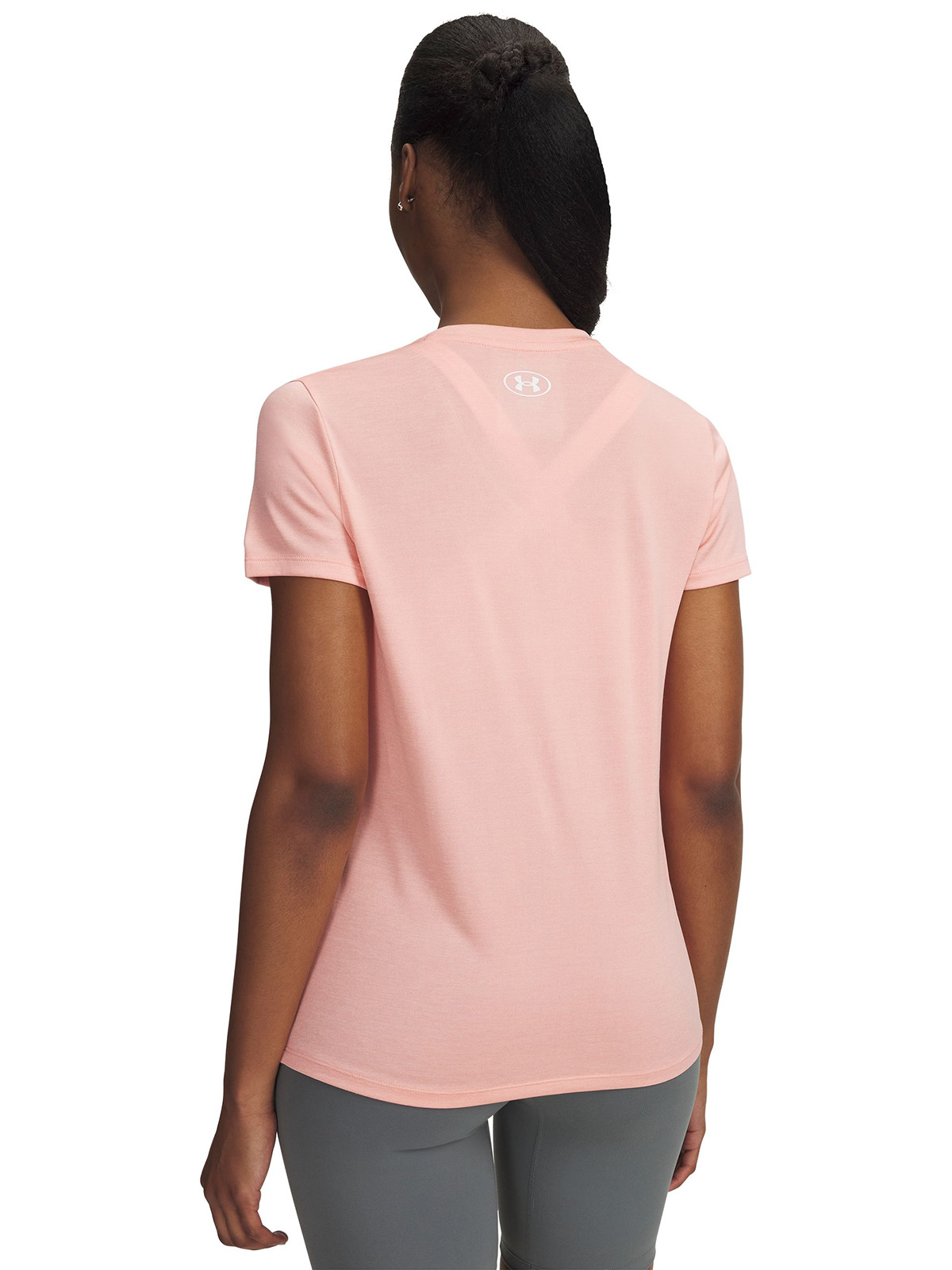 POLERA M/C MUJER TECH TWIST ROSADO UNDER ARMOUR - 2