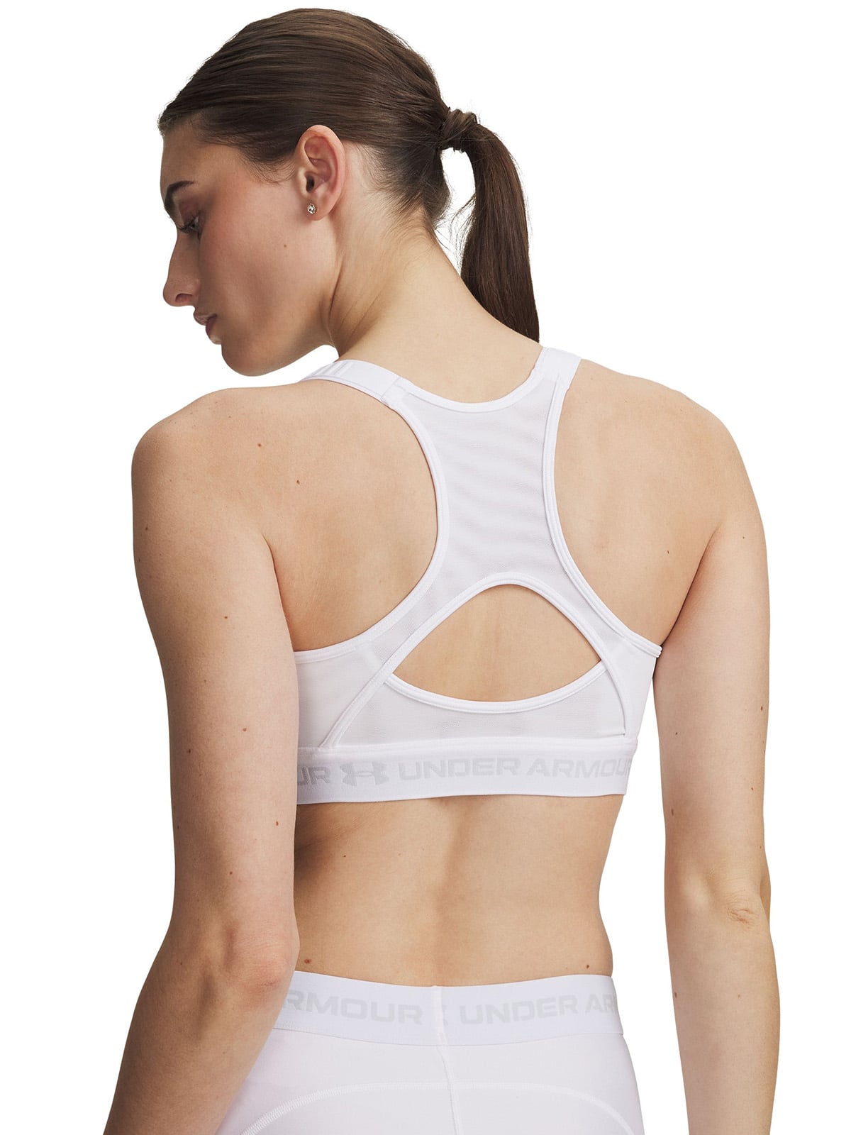 PETO MUJER HEATGEAR CROSSBACK HIGH BLANCO UNDER ARMOUR - 2