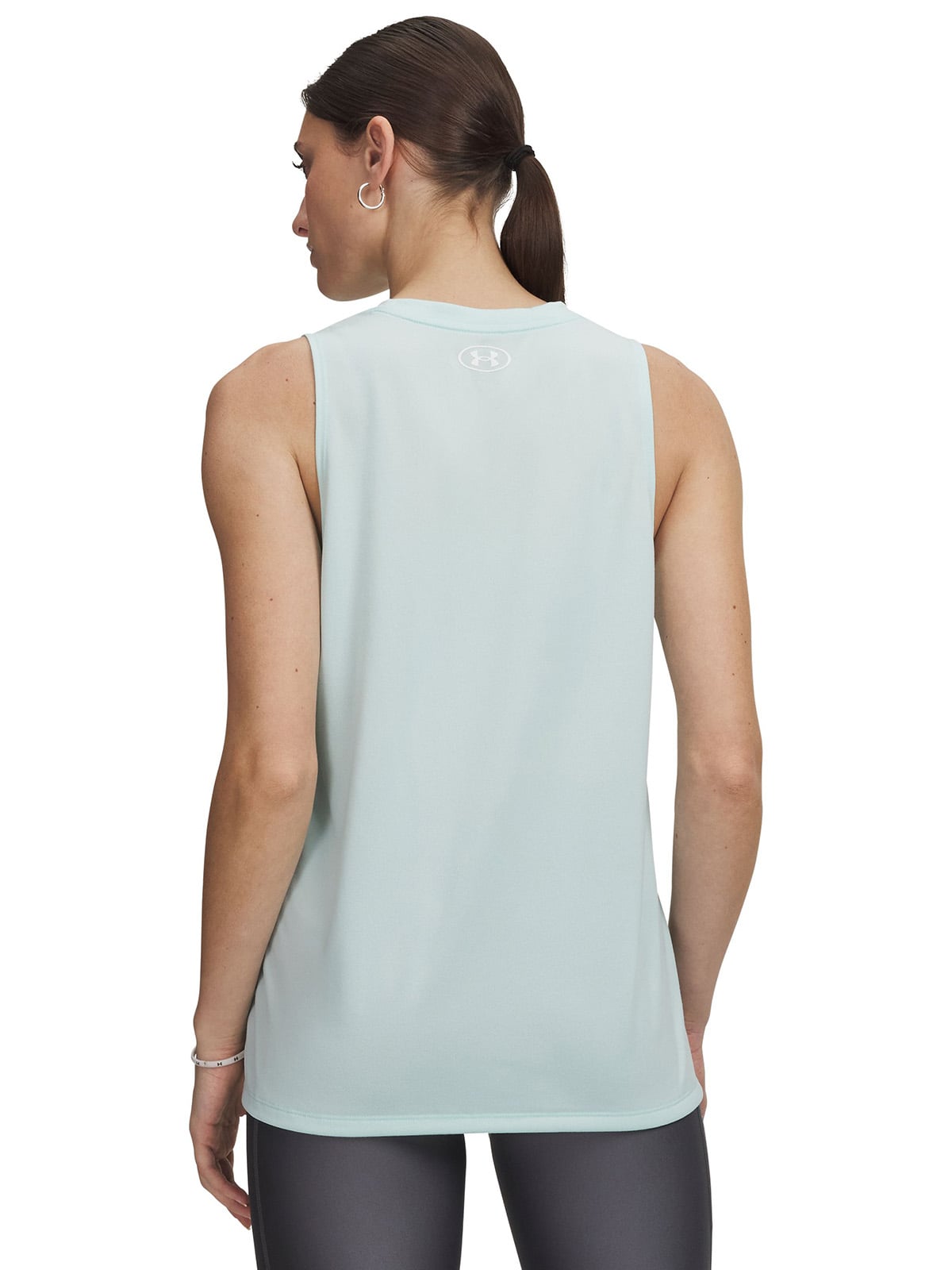 POLERA S/M MUJER TECH TANK SOLIDS VERDE UNDER ARMOUR - 2