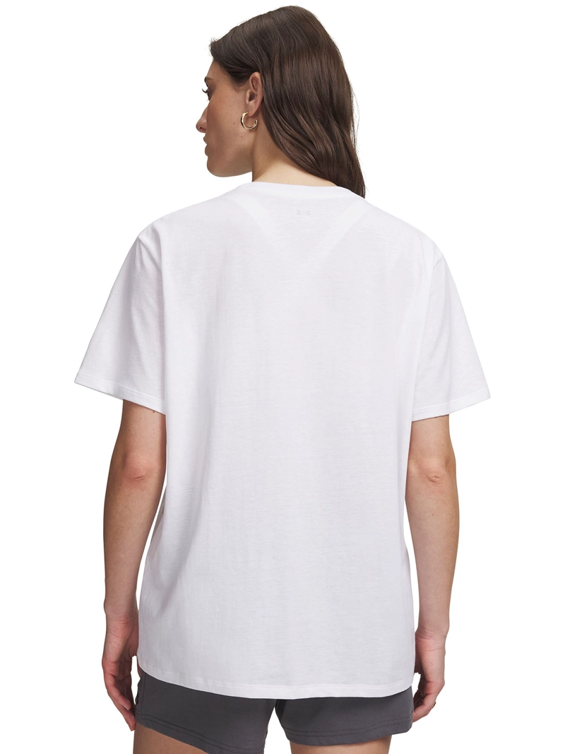 POLERA M/C MUJER W OVERSIZED SCRIPT SS POLERA BLANCA UNDER ARMOUR - 2