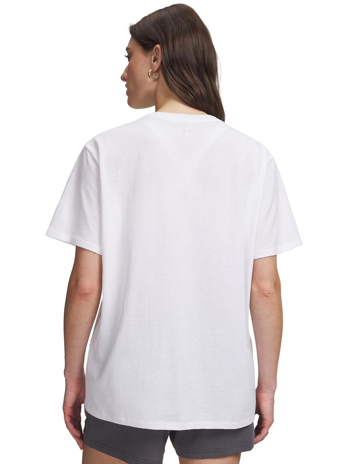 POLERA M/C MUJER W OVERSIZED SCRIPT SS POLERA BLANCA UNDER ARMOUR - 2