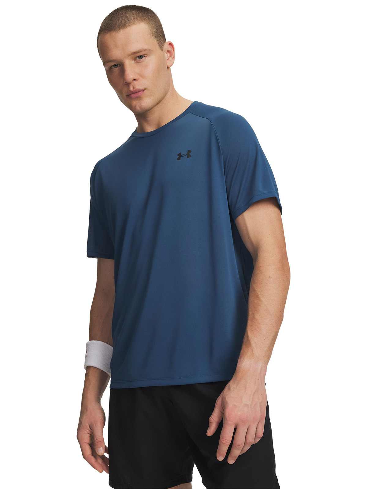 UNDER ARMOUR POLERA M/C HOMBRE TECH 2.0 AZUL UNDER ARMOUR