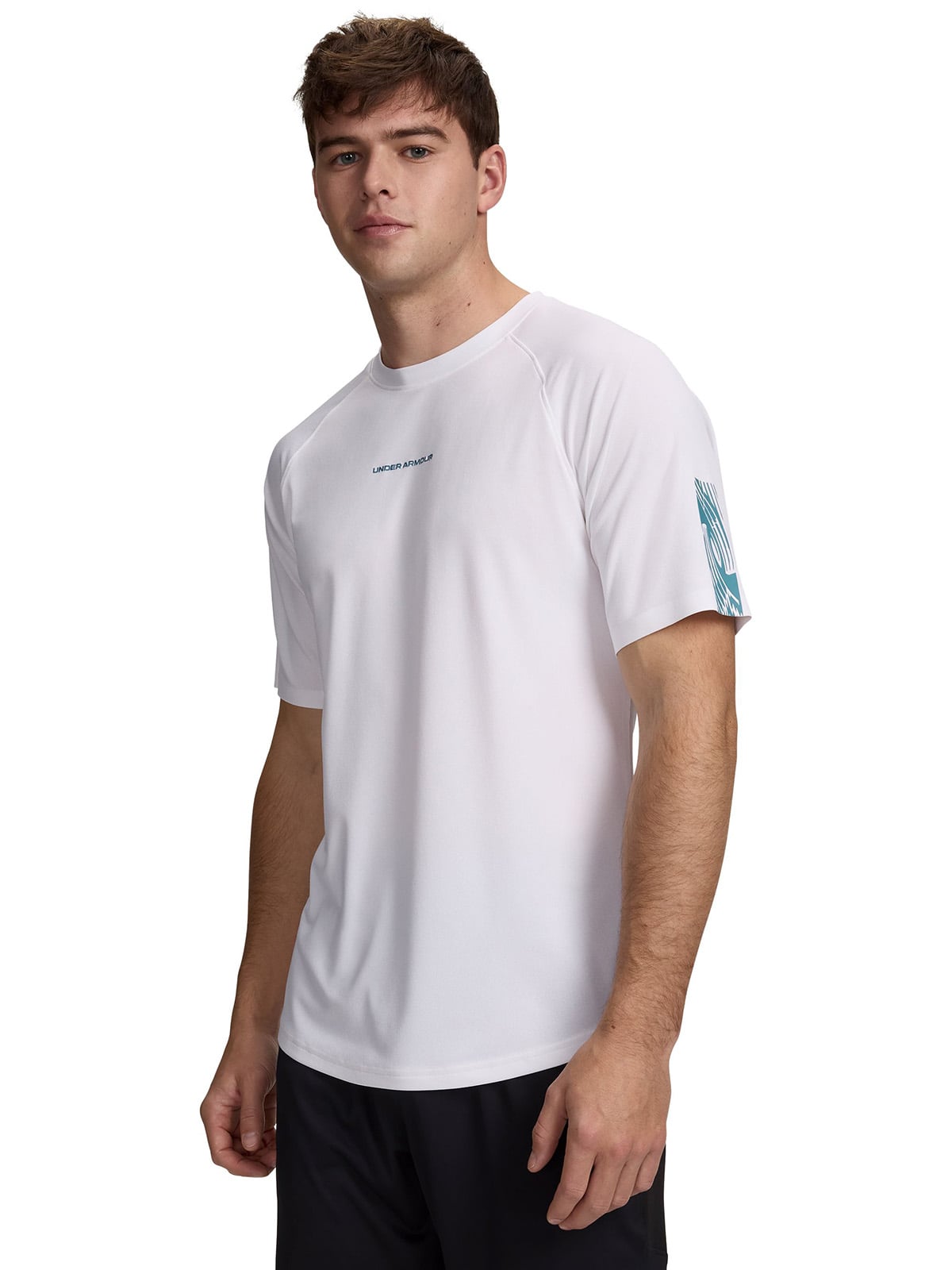 POLERA M/C HOMBRE CHALLENGER ELITE SS POLERA BLANCO UNDER ARMOUR - 1