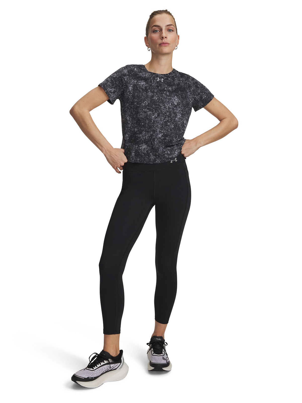 CALZA MUJER VELOCITI ANKLE TIGHTS NEGRO UNDER ARMOUR - 4