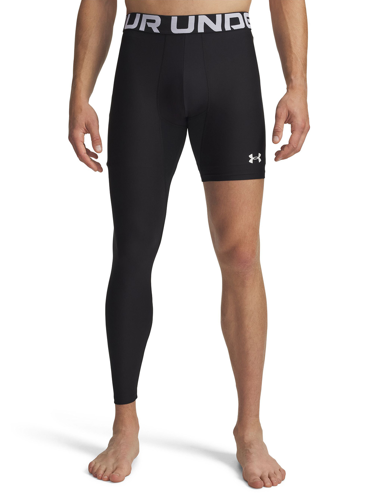 PRIMERA CAPA INFERIOR HOMBRE HG ASYMM RIGHT LEGGINGS NEGRO UNDER ARMOUR - 1