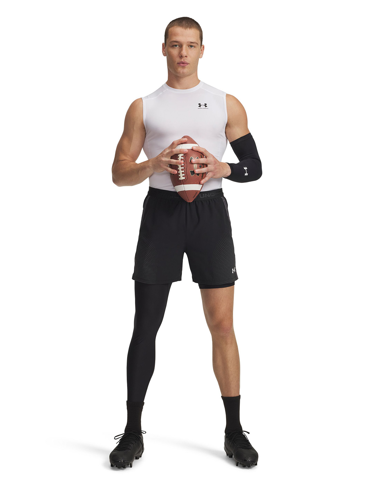 PRIMERA CAPA INFERIOR HOMBRE HG ASYMM RIGHT LEGGINGS NEGRO UNDER ARMOUR - 4