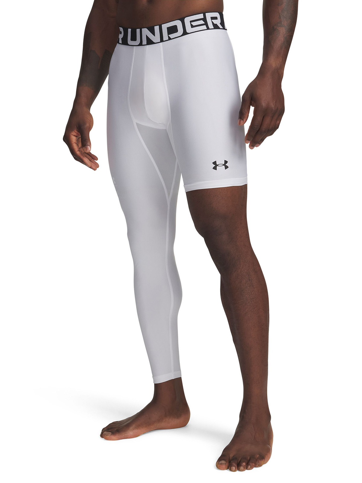 PRIMERA CAPA INFERIOR HOMBRE HEATGEAR ASYMM RIGHT LEGGINGS BLANCO UNDER ARMOUR - 1