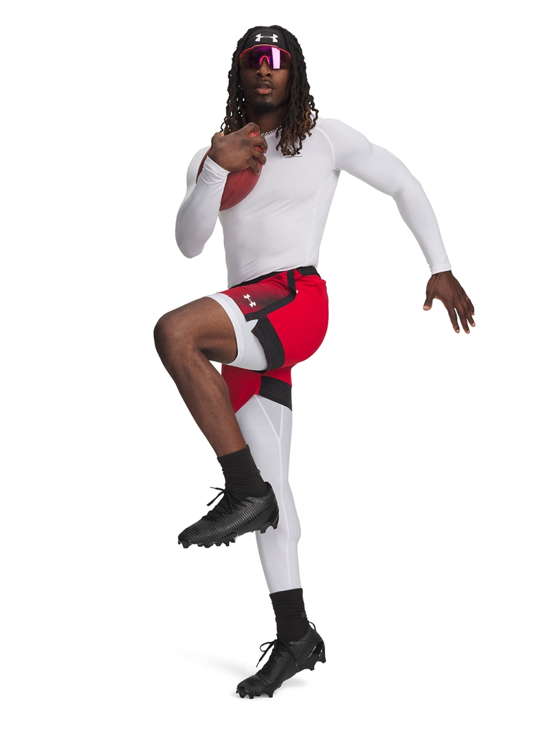 PRIMERA CAPA INFERIOR HOMBRE HEATGEAR ASYMM RIGHT LEGGINGS BLANCO UNDER ARMOUR - 4