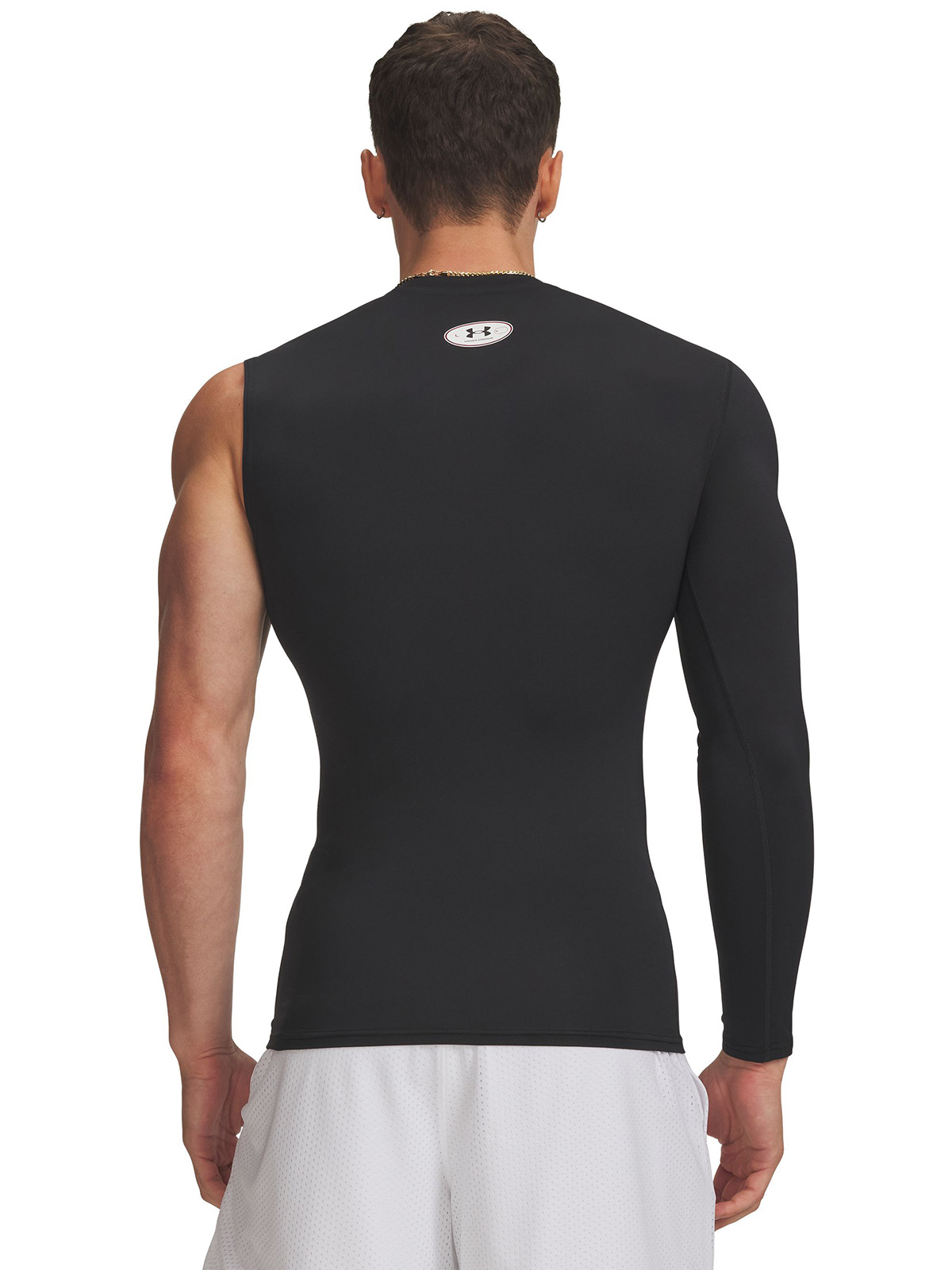 PRIMERA CAPA SUPERIOR HOMBRE HG ASYMM LEFT TOP NEGRO UNDER ARMOUR - 2