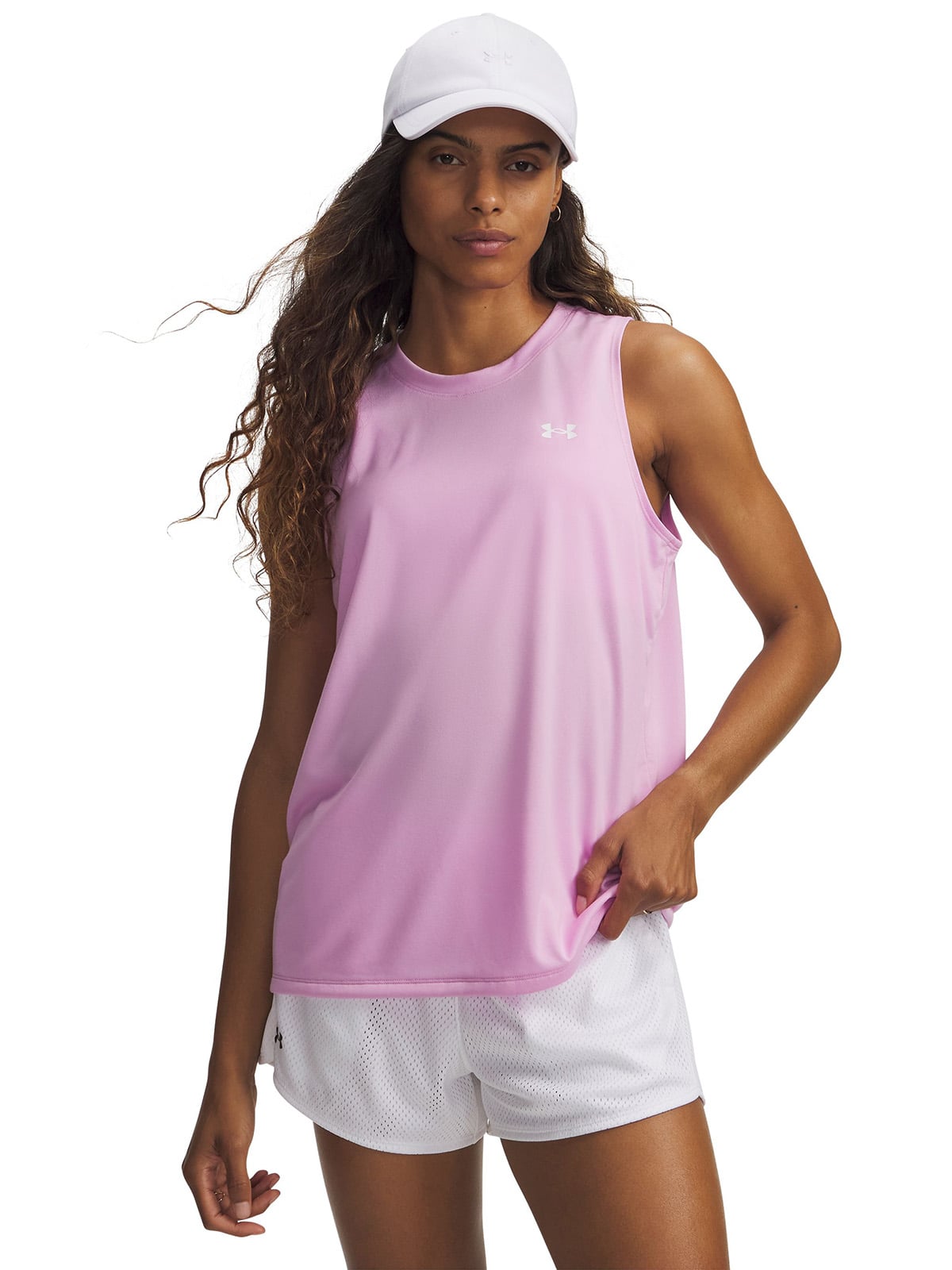 POLERA S/M MUJER TECH TANK SOLIDS ROSADO UNDER ARMOUR - 1