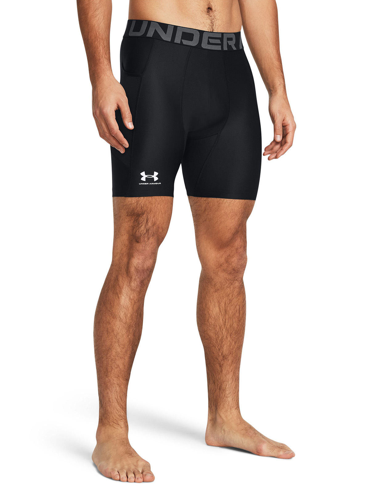 CALZA HOMBRE HEATGEAR ARMOUR CORTA NEGRO UNDER ARMOUR - 4