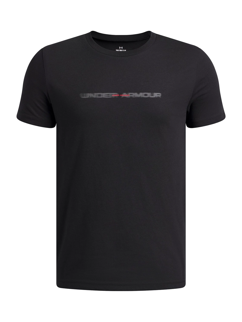 POLERA M/C NIÑO B WORDMARK BLUR SS POLERA NEGRO UNDER ARMOUR - 1