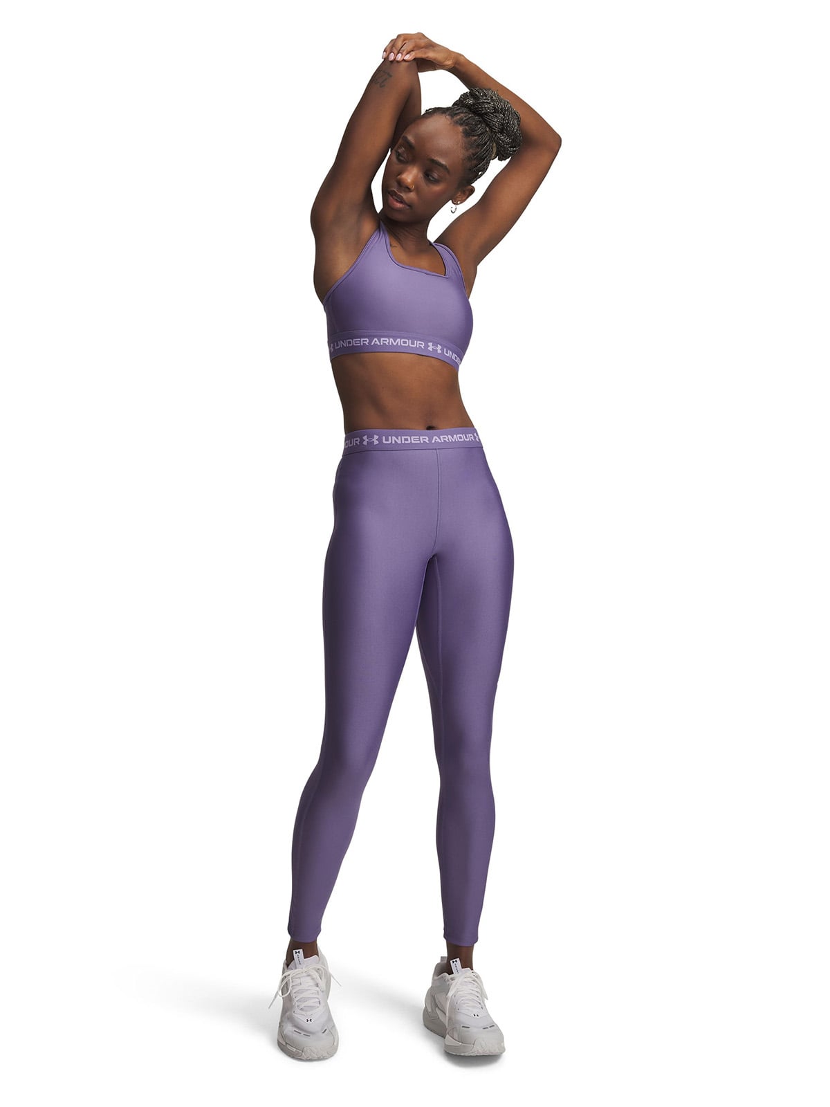 CALZA MUJER HEATGEAR LEGGING MORADO UNDER ARMOUR - 4