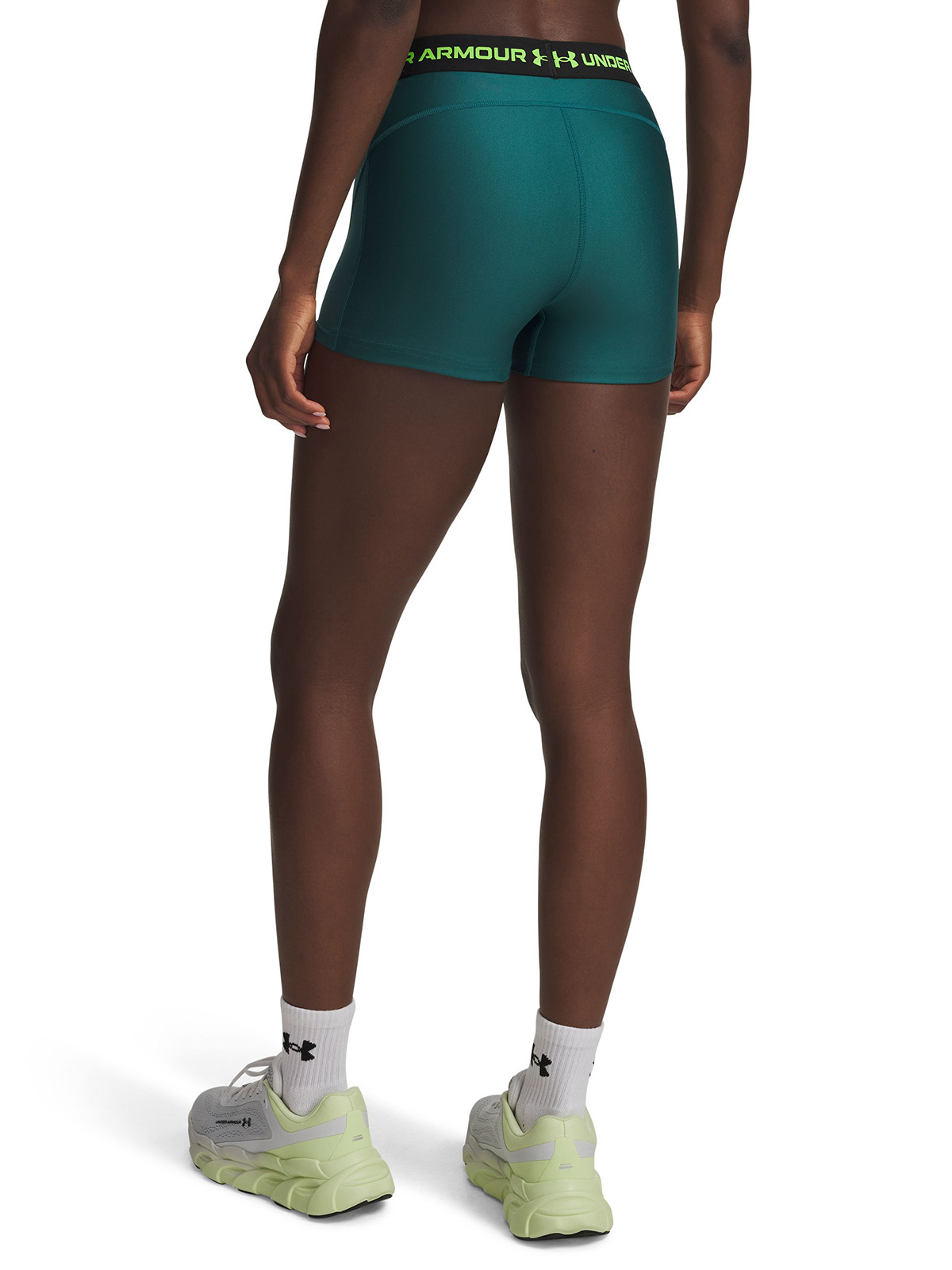 CALZA MUJER HEATGEAR MESHY VERDE UNDER ARMOUR - 2