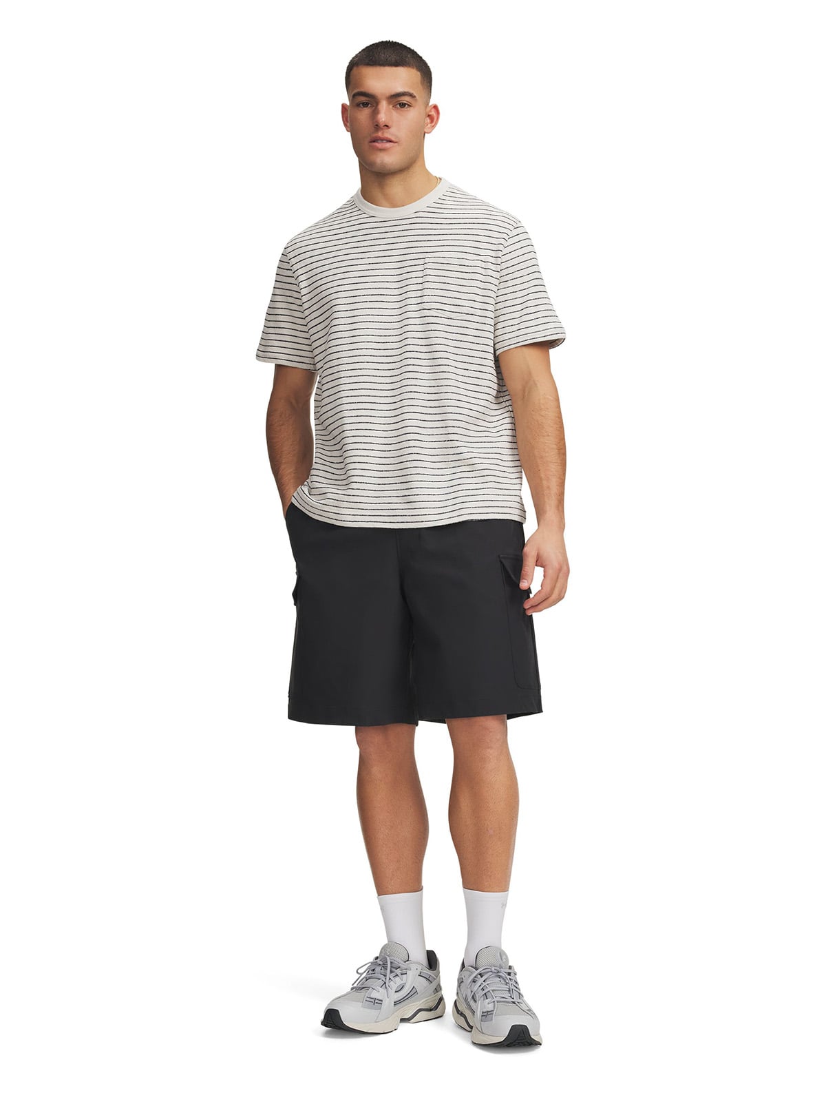 SHORT HOMBRE ICON WOVEN CARGO NEGRO UNDER ARMOUR - 4