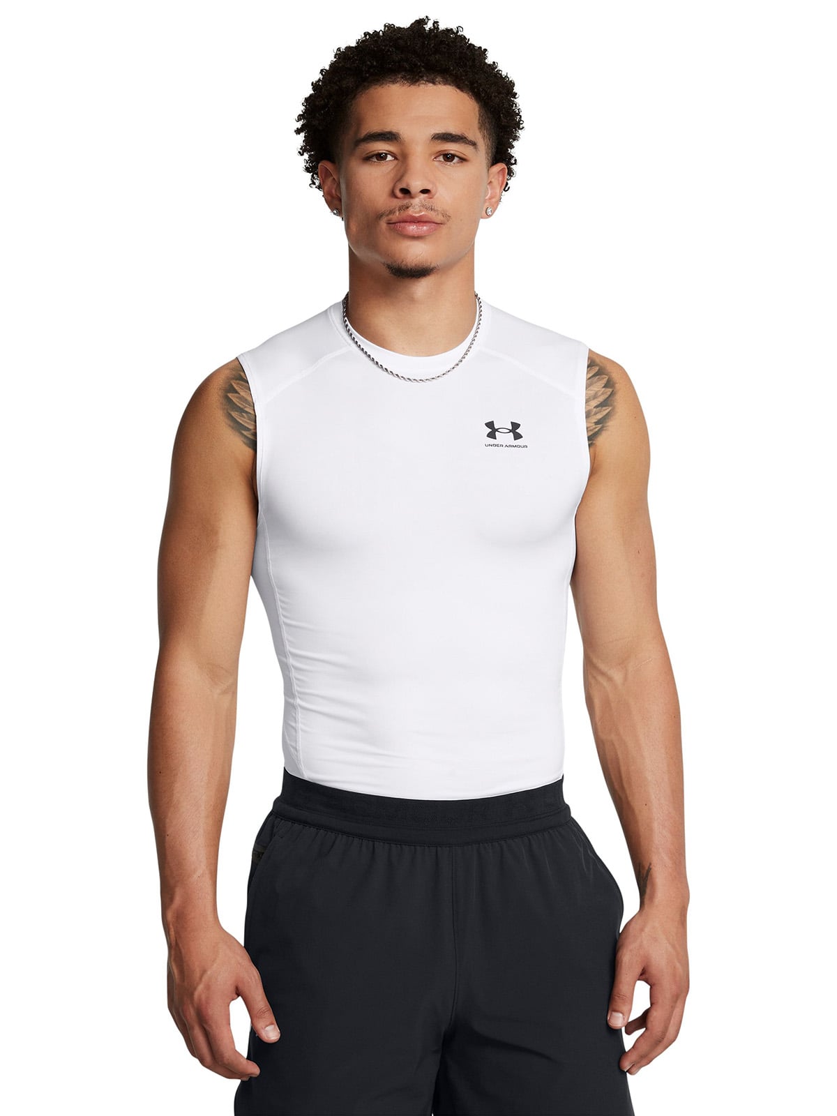 PRIMERA CAPA SUPERIOR HOMBRE HEATGEAR SUPERIOR BLANCO UNDER ARMOUR - 4