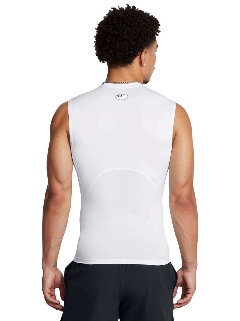 PRIMERA CAPA SUPERIOR HOMBRE HEATGEAR SUPERIOR BLANCO UNDER ARMOUR - 5