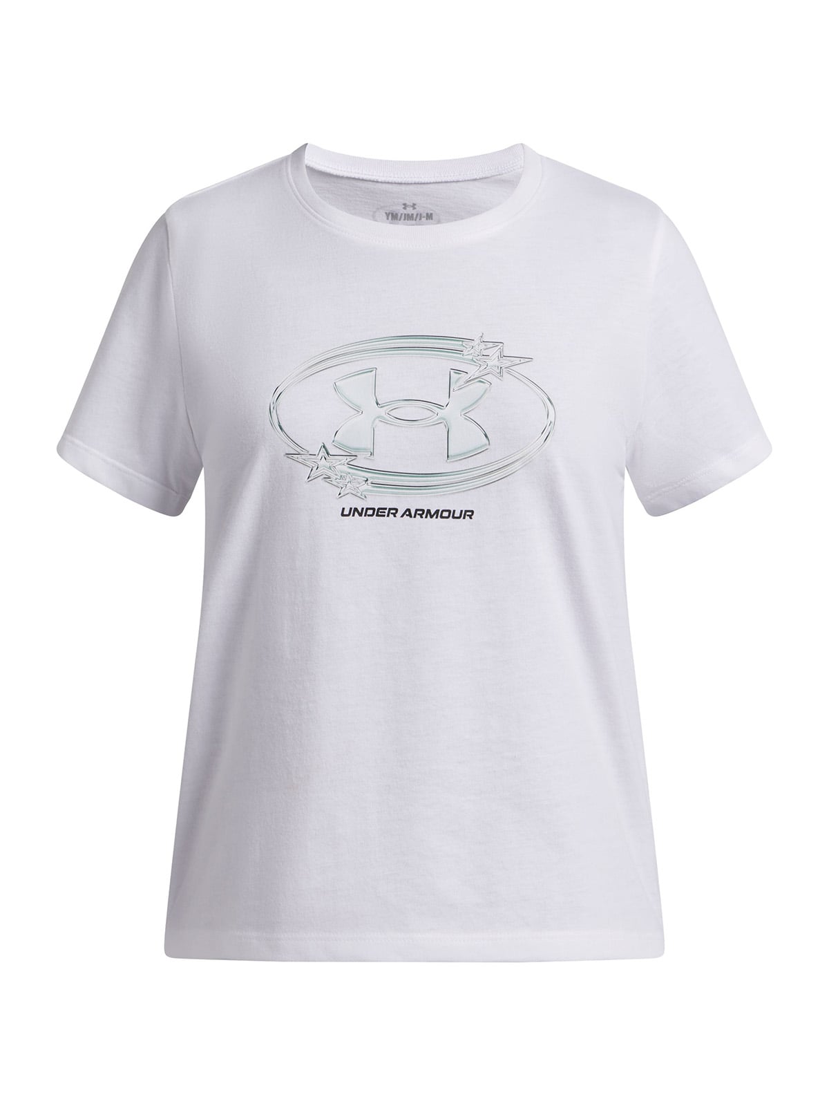 POLERA M/C NIÑA G STAR LOGO LOCKERTAG SS POLERA BLANCO UNDER ARMOUR - 1