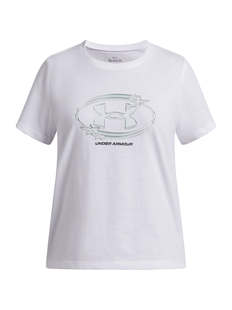 POLERA M/C NIÑA G STAR LOGO LOCKERTAG SS POLERA BLANCO UNDER ARMOUR - 1