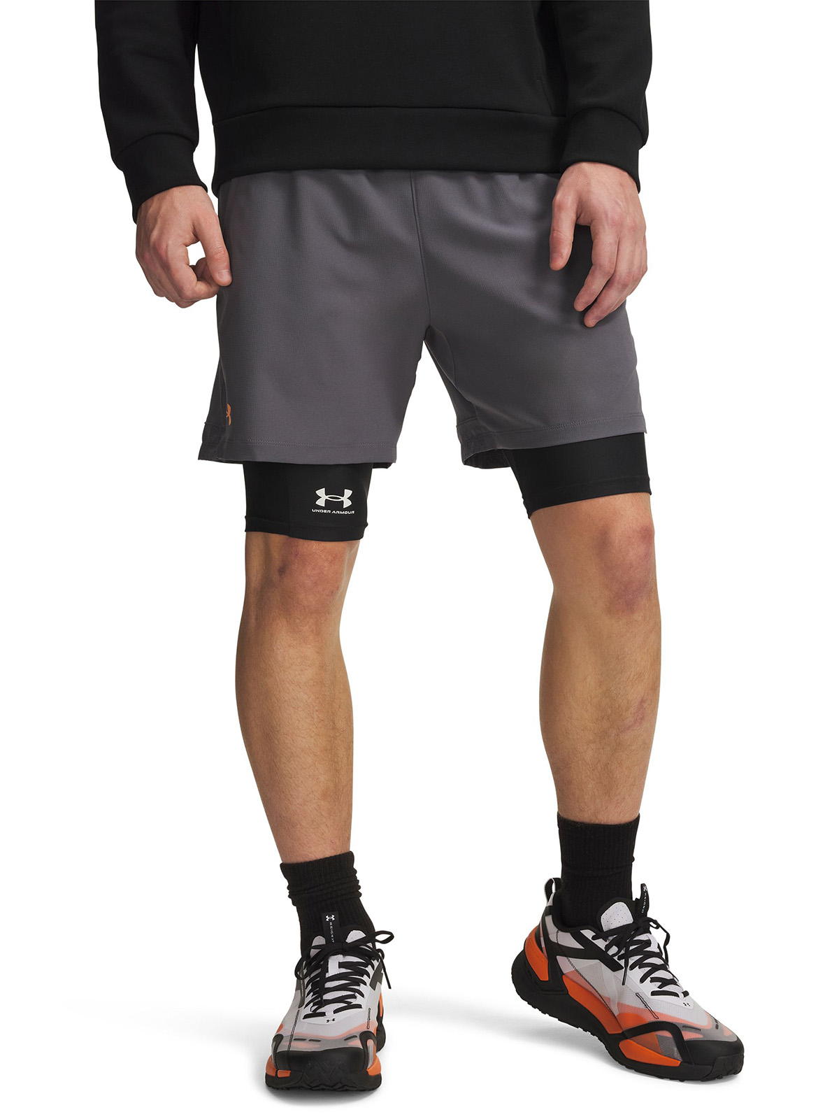 UNDER ARMOUR SHORT HOMBRE VANISH WOVEN 6' GRIS UNDER ARMOUR