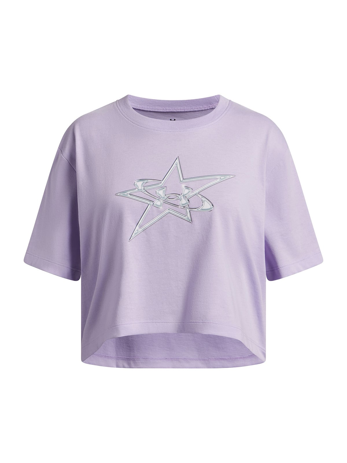 UNDER ARMOUR POLERA M/C NIÑA G LOGO STAR SS MORADO UNDER ARMOUR