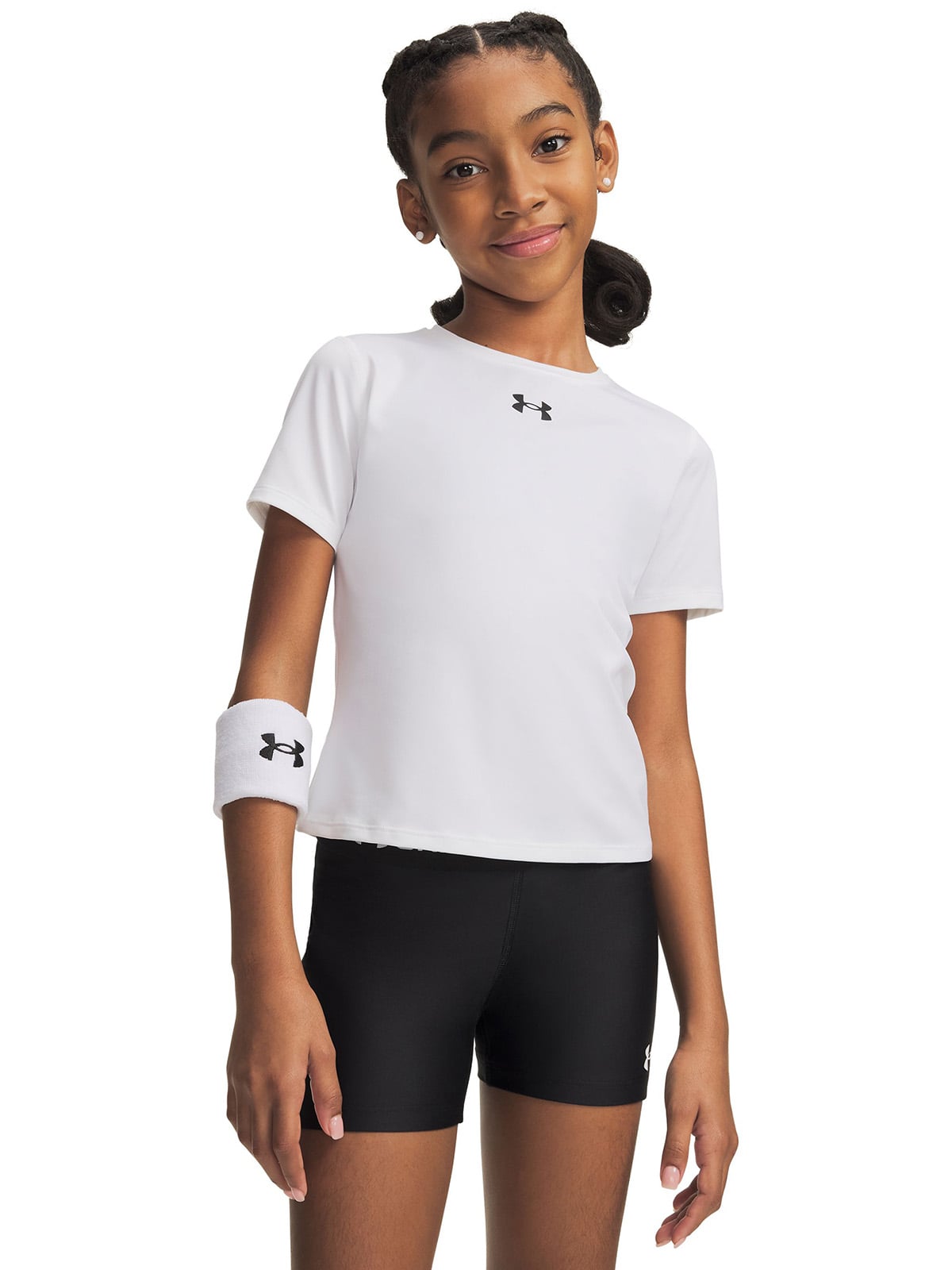 PRIMERA CAPA SUPERIOR NIÑA G HEATGEAR SS SUPERIOR BLANCO UNDER ARMOUR - 4