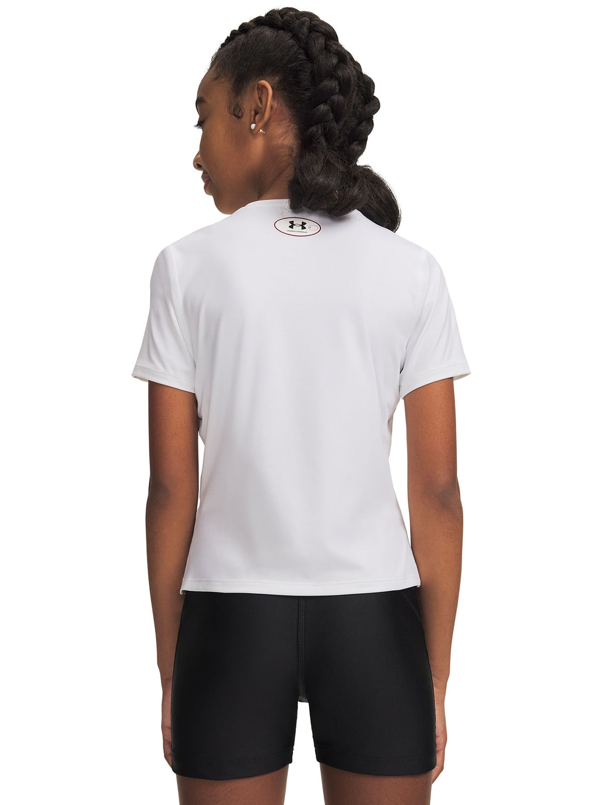 PRIMERA CAPA SUPERIOR NIÑA G HEATGEAR SS SUPERIOR BLANCO UNDER ARMOUR - 5