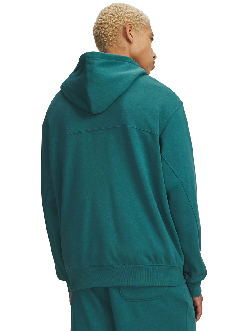 POLERON HOMBRE RIVAL LIGHTWEIGHT FULL ZIP VERDE UNDER ARMOUR - 2