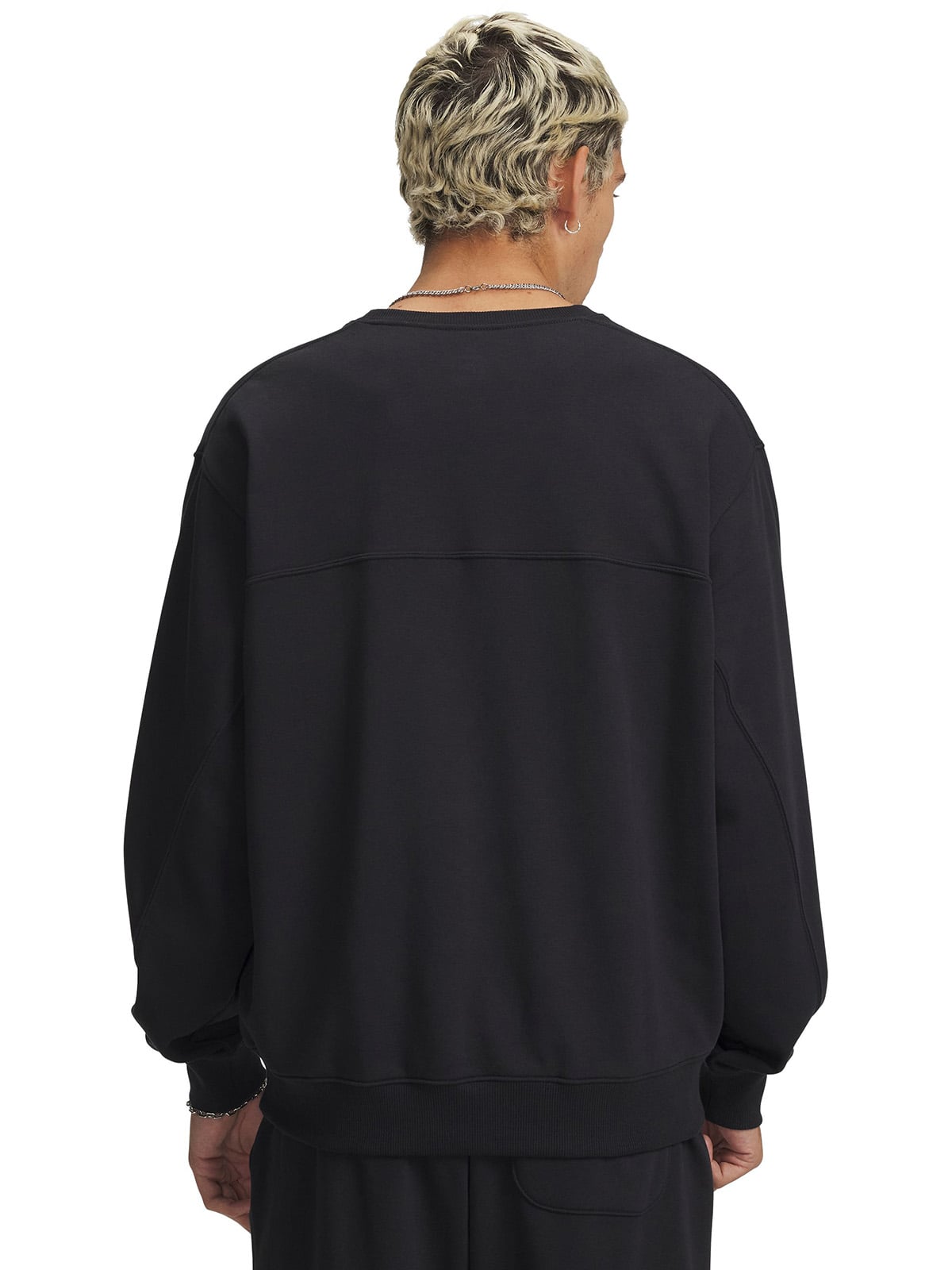 POLERON HOMBRE RIVAL LIGHTWEIGHT CREW NEGRO UNDER ARMOUR - 2