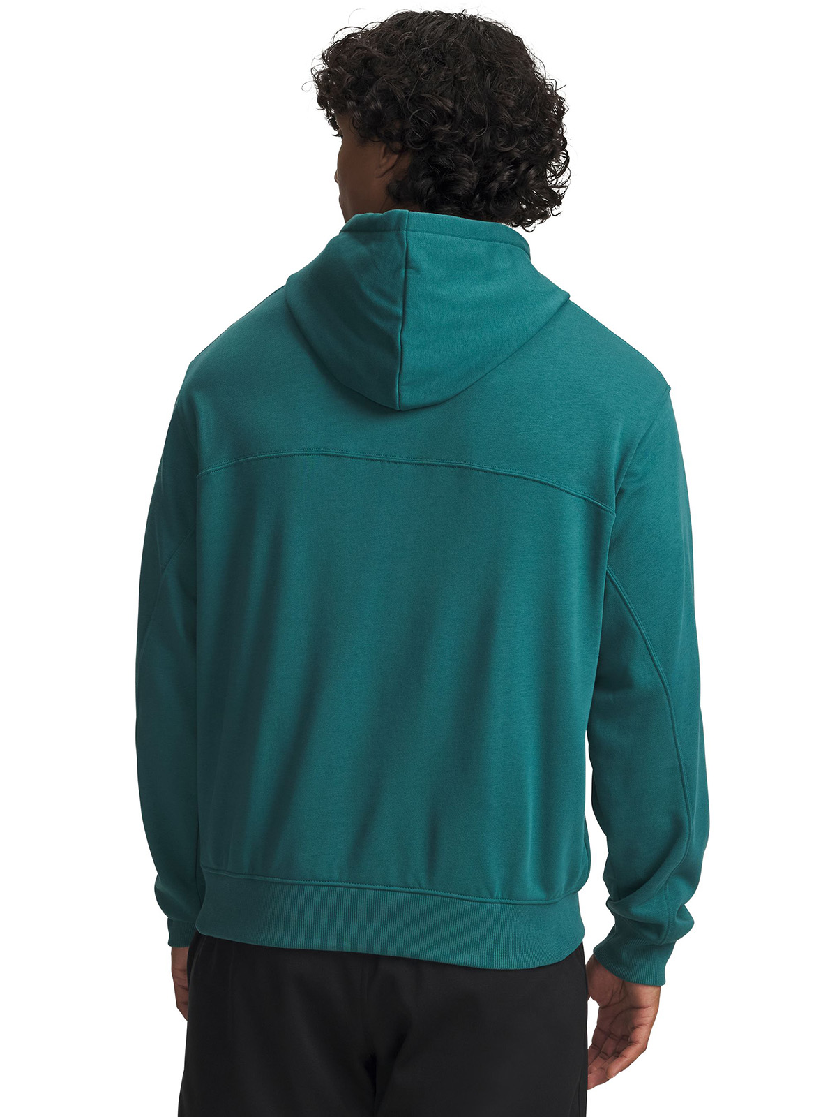 POLERON HOMBRE RIVAL LIGHTWEIGHT HOODIE VERDE UNDER ARMOUR - 2