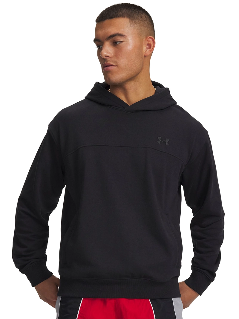 POLERON HOMBRE RIVAL LIGHTWEIGHT HOODIE NEGRO UNDER ARMOUR - 1