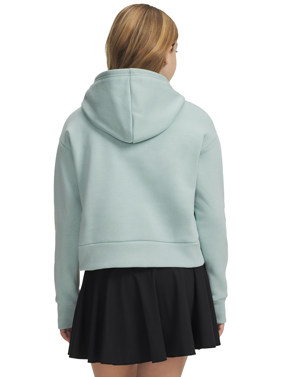 POLERON NIÑA RIVAL FLEECE CROP AZUL UNDER ARMOUR - 5