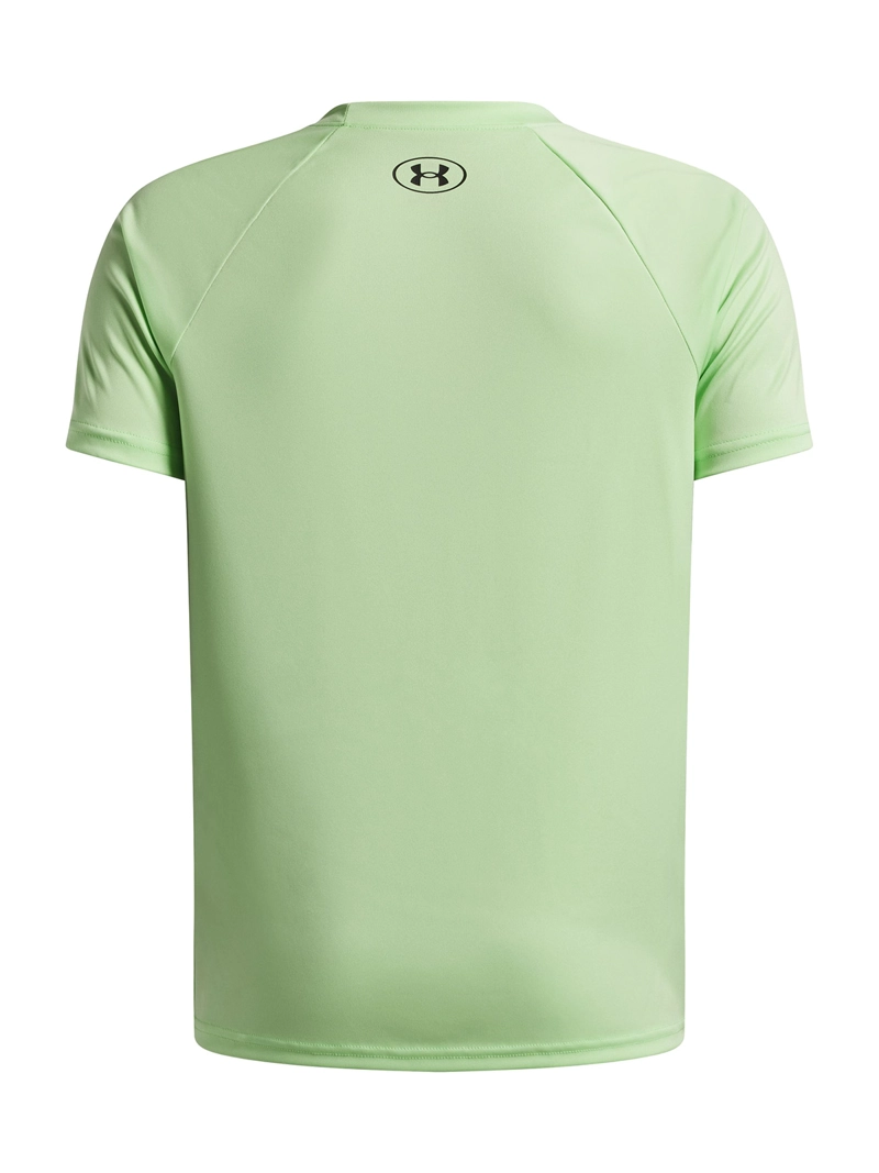 POLERA M/C NIÑO TECH SPLIT WORDMARK POLERA VERDE UNDER ARMOUR - 2