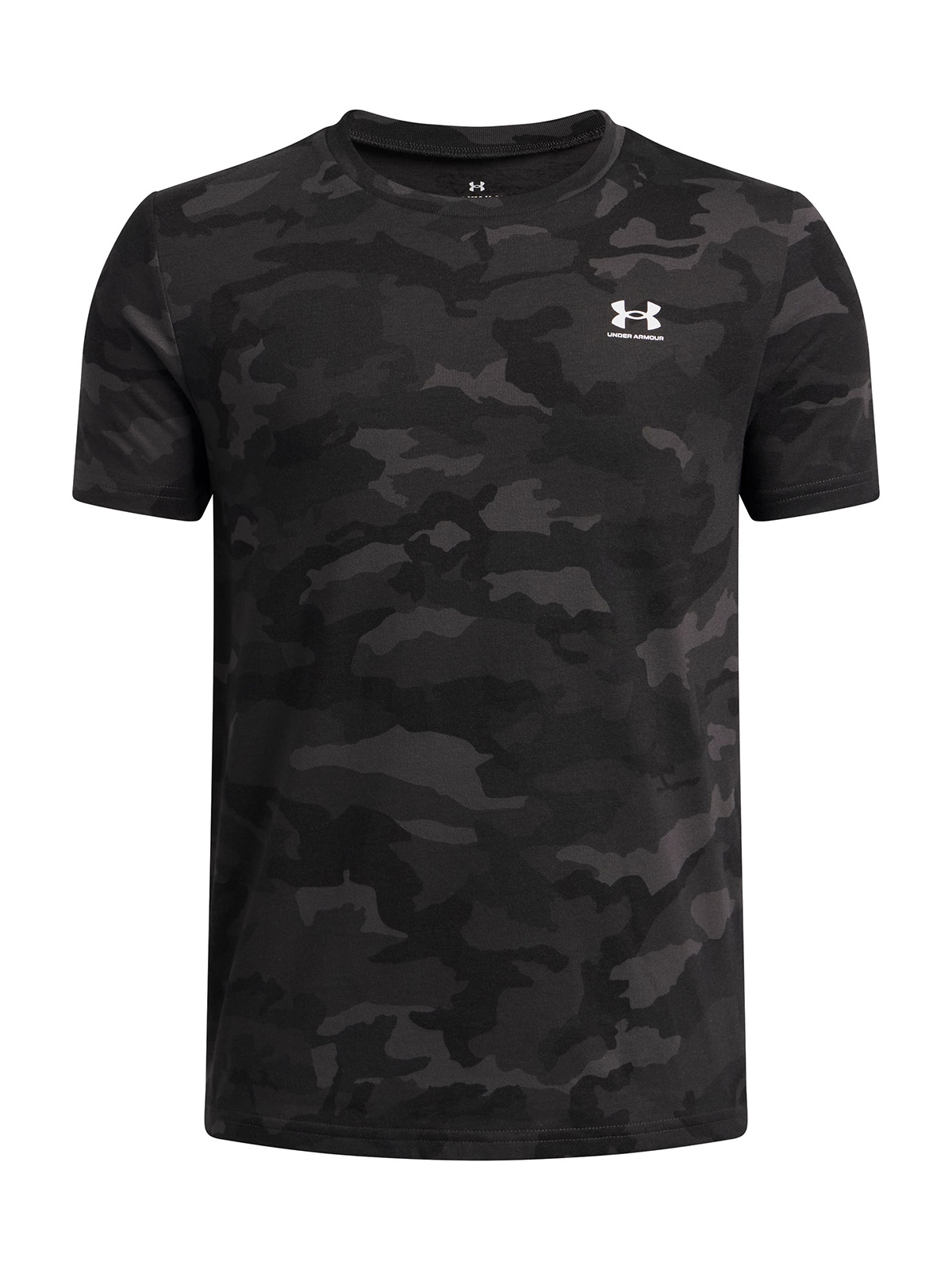 POLERA M/C NIÑO B CAMO AOP SS NEGRO UNDER ARMOUR - 1