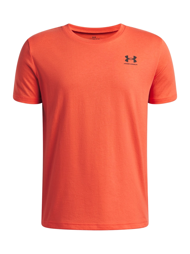 UNDER ARMOUR POLERA M/C NIÑO SPORTSTYLE LEFT CHEST POLERA ROJA UNDER ARMOUR