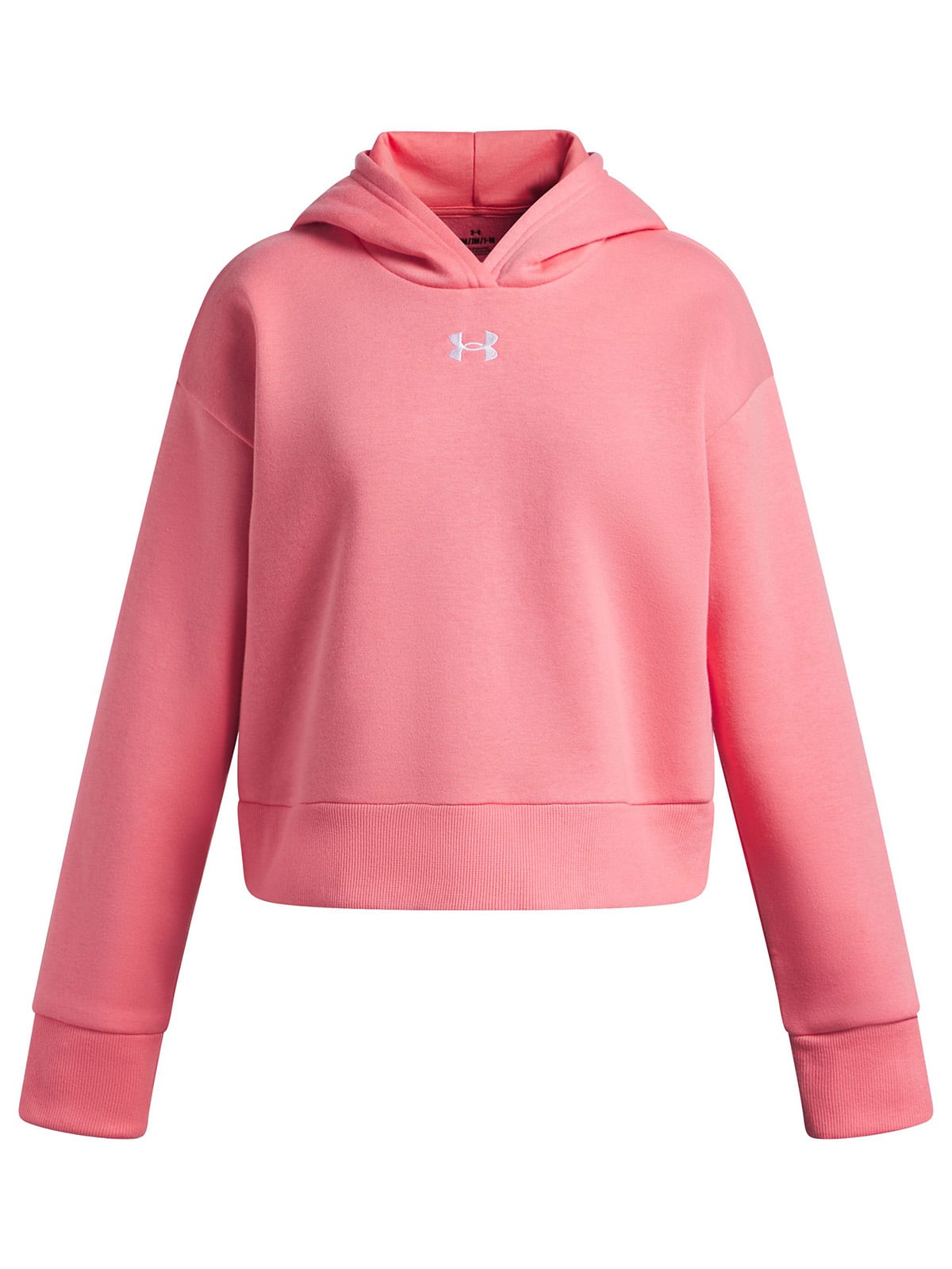POLERON NIÑA RIVAL FLEECE CROP ROSADO UNDER ARMOUR - 1