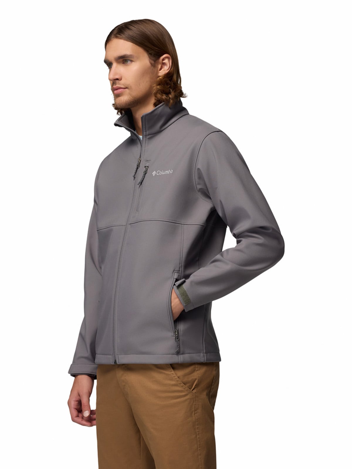 SOFTSHELL HOMBRE ASCENDER GRIS COLUMBIA - 2