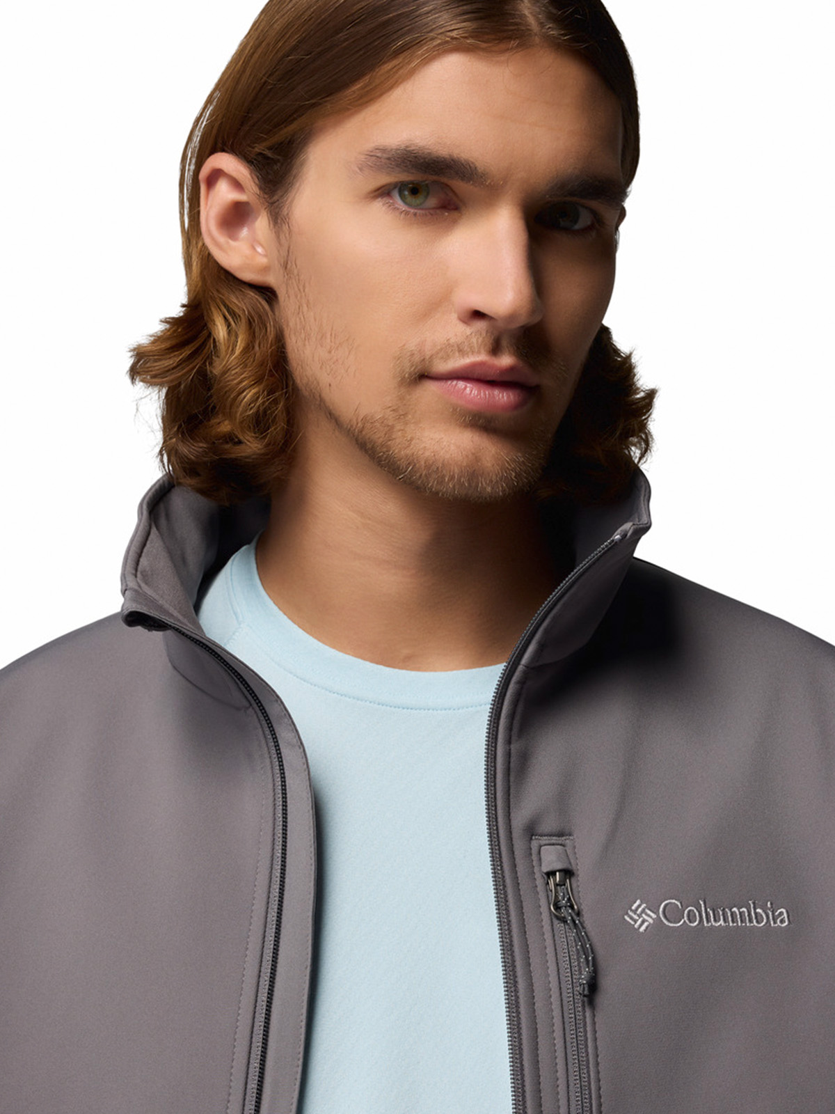 SOFTSHELL HOMBRE ASCENDER GRIS COLUMBIA - 6