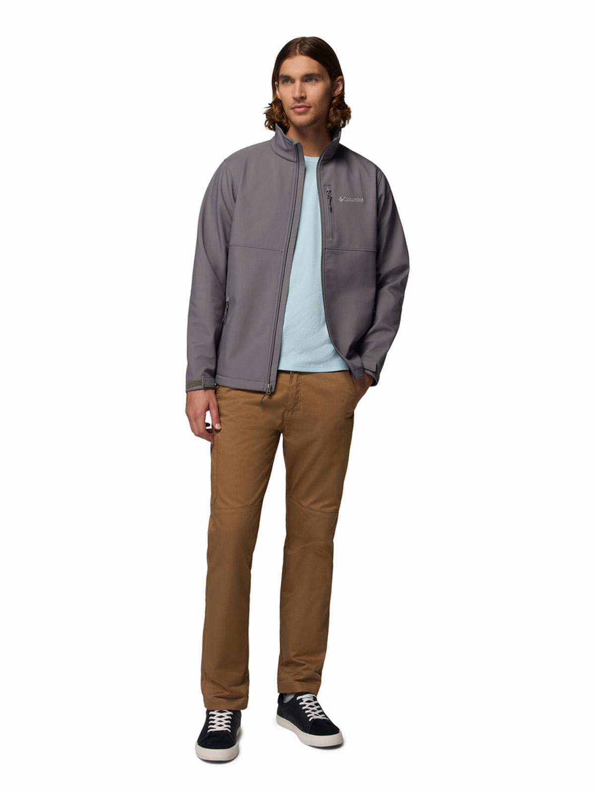 SOFTSHELL HOMBRE ASCENDER GRIS COLUMBIA - 9