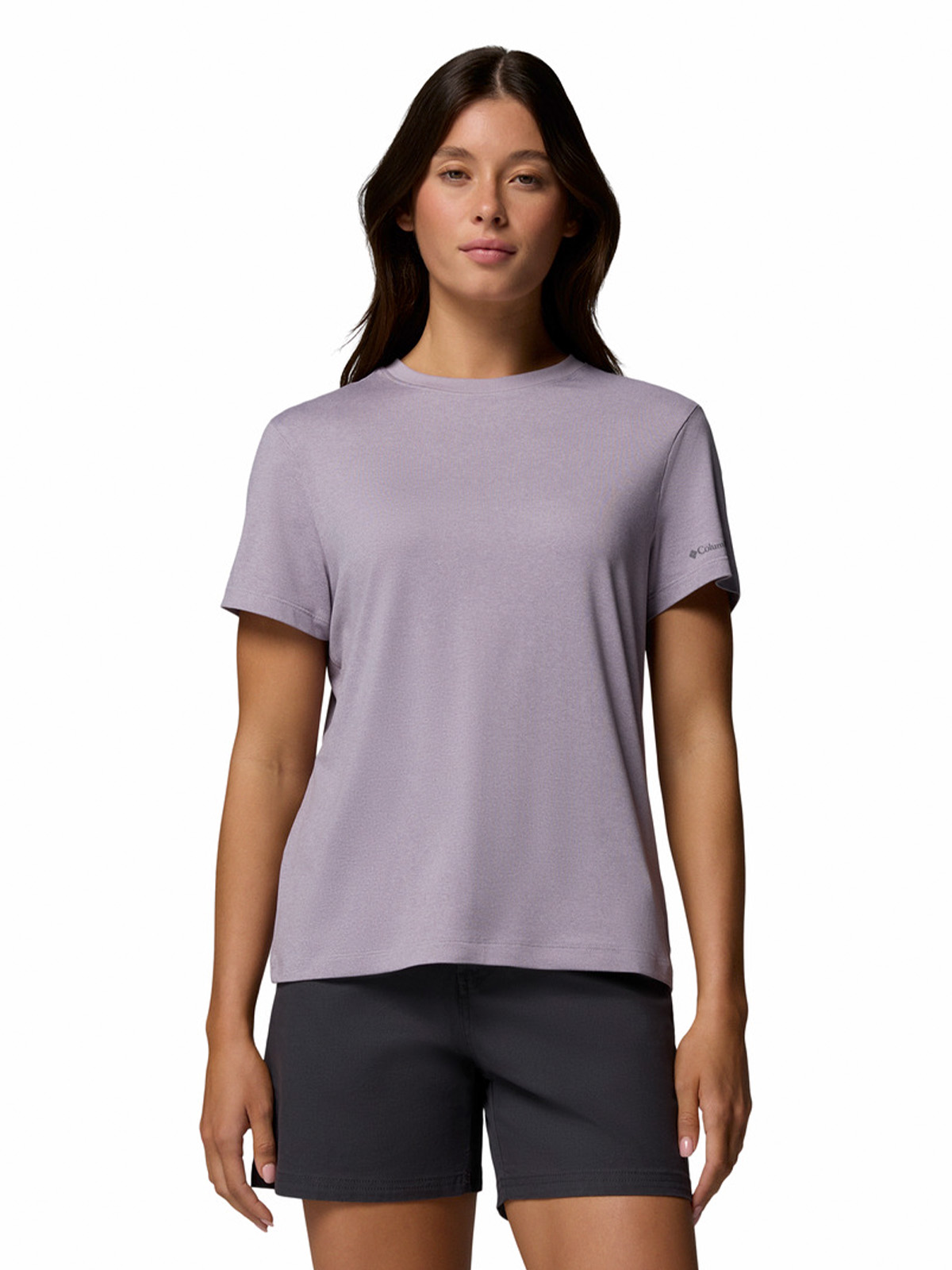 COLUMBIA POLERA MC MUJER PARSONS POINT MORADO COLUMBIA
