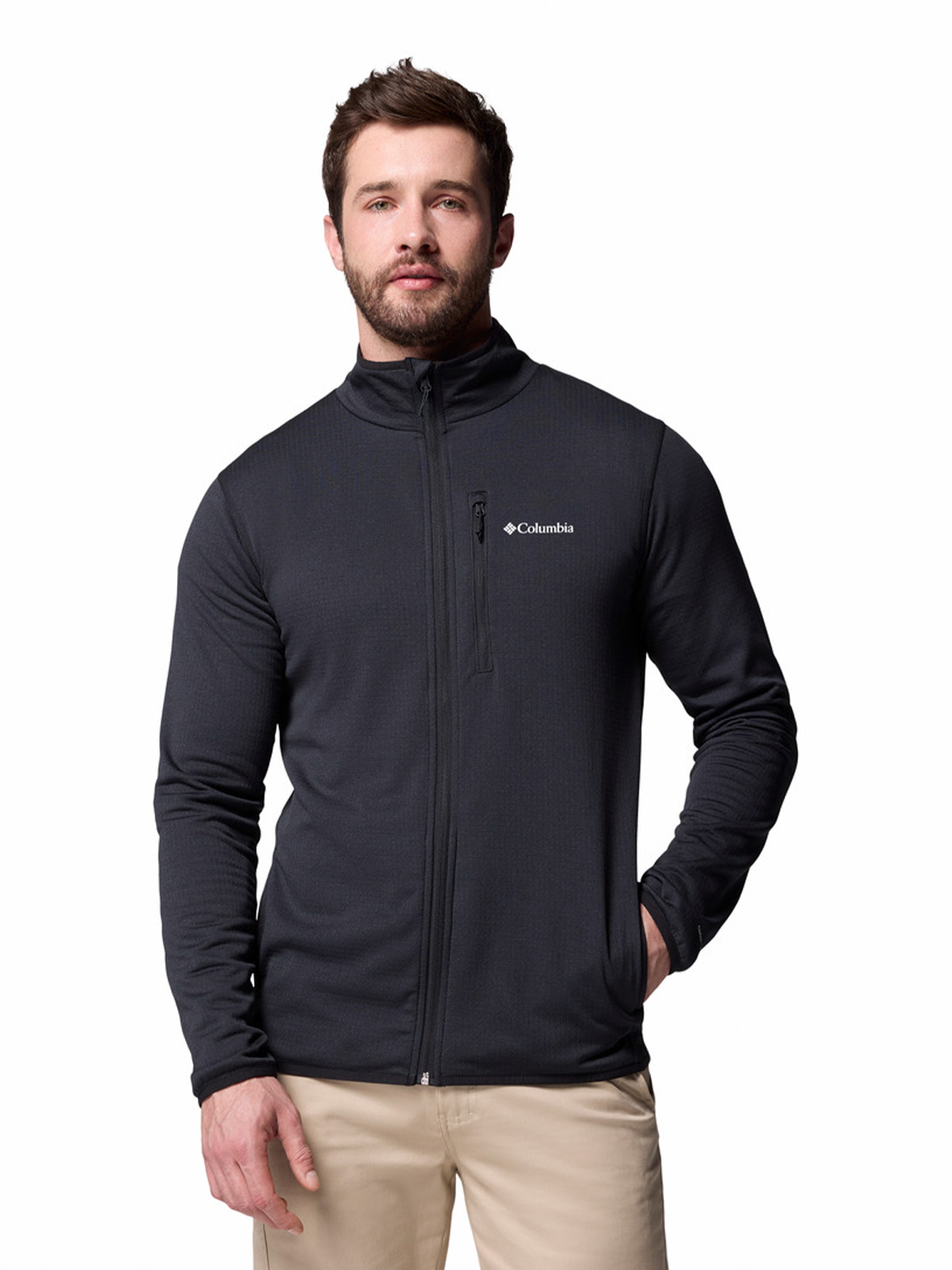 COLUMBIA POLAR HOMBRE ESSENTIAL HIKE GRID NEGRO COLUMBIA