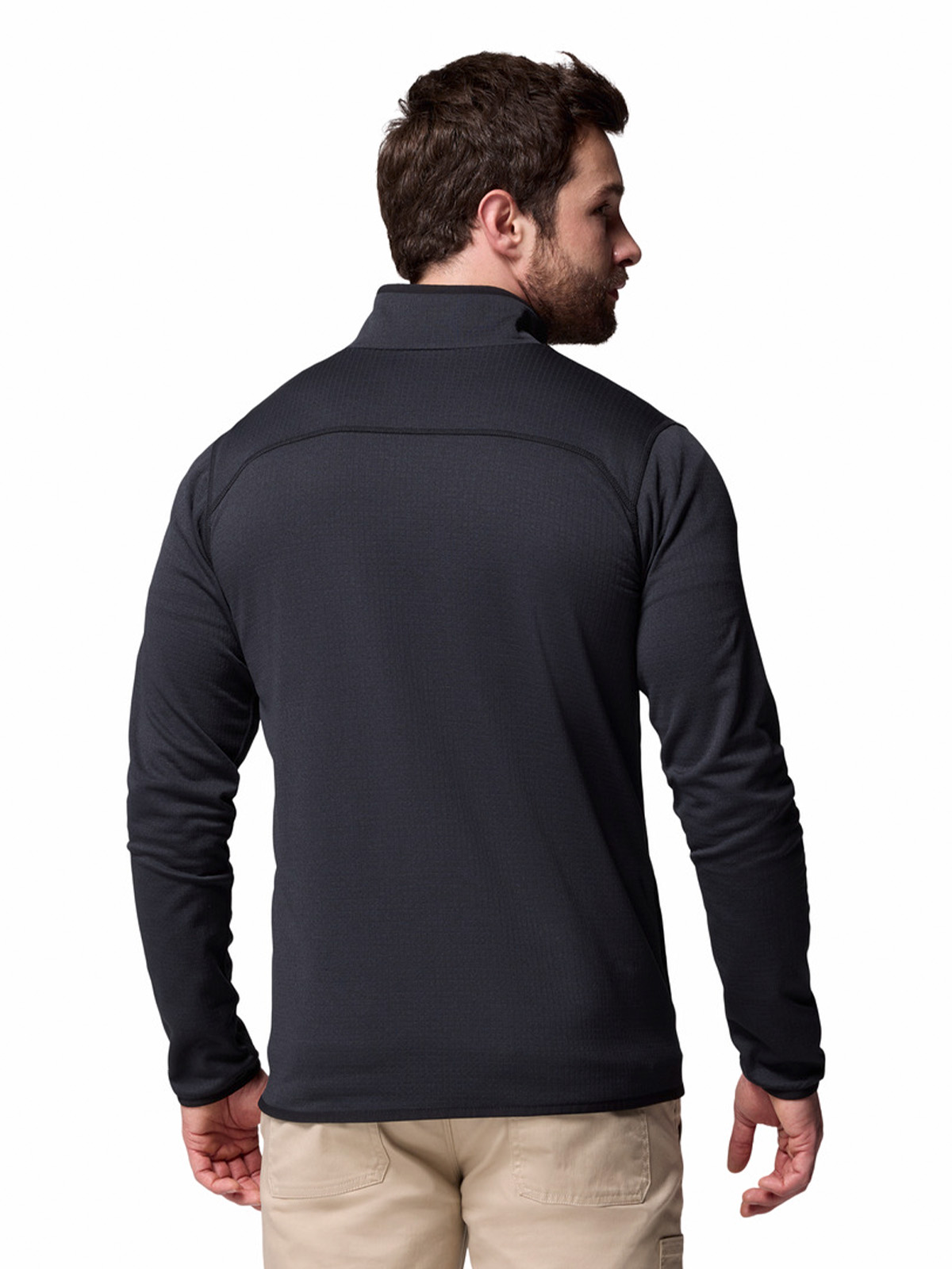 POLAR HOMBRE ESSENTIAL HIKE GRID NEGRO COLUMBIA - 5