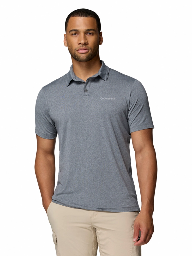 COLUMBIA POLERA MANGA CORTA HOMBRE PARSONS POINT GRIS COLUMBIA
