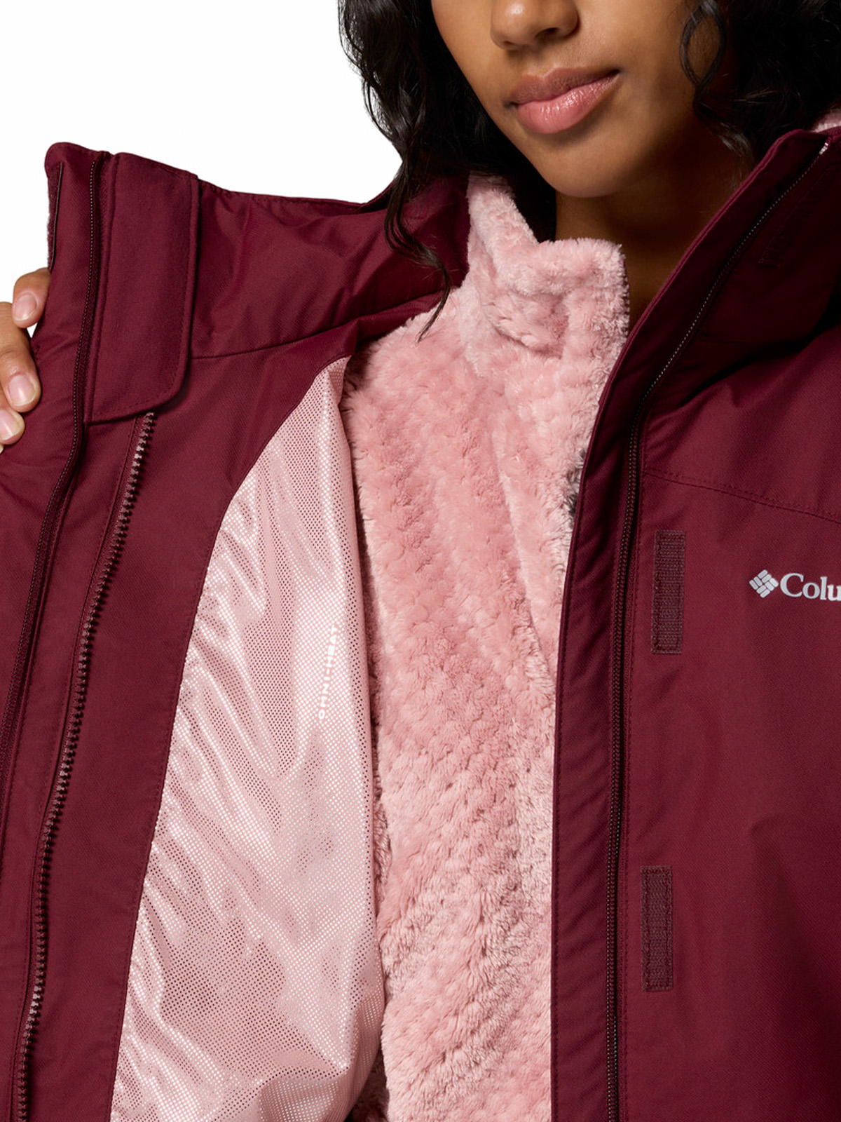 PARKA MUJER BUGABOO III FLEECE INTERC MORADO COLUMBIA - 6